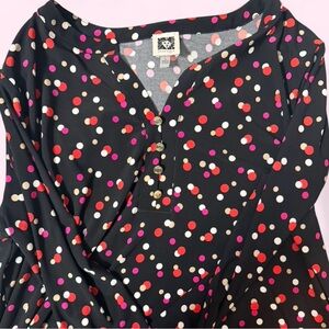 Anne Klein Black Blouse